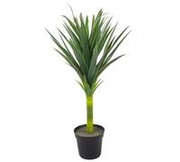 Leaf Pianta Artificiale di Yukka a Forma di Foglia, 90 cm, Colore: Verde