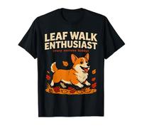 Leaf Walk Enthusiast Passeggiate tra Le Foglie Maglietta