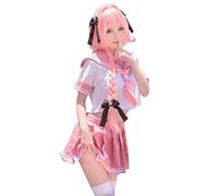 Leaffly Fato / Gran Ordine Astolfo Cosplay Costume Rosa Gonna Sailor Suit (XL)