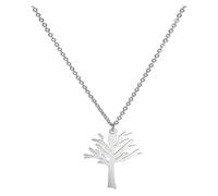 Leafless Tree Necklace, Silver Leafless Tree Pendant Necklace, Stainless Steel Family Tree Necklace, Polished And Shiny Family Tree Pendant Women's Jewellery Gifts(1)