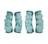 LEAFOREST Stivaletti da mosca per cavalli, perfetti per avvolgere le gambe equine e massima protezione contro le mosche del cavallo, set di 4 (blu, pony)