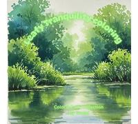 Leafy Tranquility coloring: A Coloring Book for Seniors