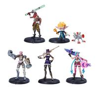 League of Legends Confezione Città gemelle con personaggi esclusivi Jinx, Heimerdinger, Vi, Caitlyn ed Ekko, personaggi collez