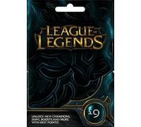 League of Legends Gift Card £9 - Riot Key - EU WEST Server Only