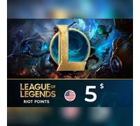 League of Legends Riot Points 5 USD Key - UNITED STATES