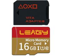 LEAGY SD2Vita V3.0 PSV Scheda di Gioco con 16GB Micro SD Card, Alta Velocità microSDHC UHS-I Scheda di Memoria Flash con PSV Micro SD Card Adapter per PSV 1000 2000 3.60 Sistema