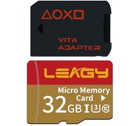LEAGY SD2Vita V3.0 PSV Scheda di Gioco con 32GB Micro SD Card, Alta Velocità microSDHC UHS-I Scheda di Memoria Flash con PSV Micro SD Card Adapter per PSV 1000 2000 3.60 Sistema