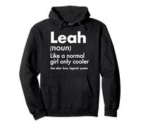 Leah Like A Normal Girl Only Cooler Queen Nome Felpa con Cappuccio