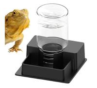 Leak Proof Gecko Waterer, Portable Reptile Feeder, Bowl with Stable Build, Automatic Drinking Station for Bearded Dragon, Feeder with Practical Style, Habitat Accessory for Home and Garden