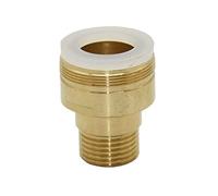 Leak-Proof Pipe Hose Fittings Copper Male Thread M32 to 1/2 Connector Brass Shower Head Reducing Joint Pipe Metal Tap Fittings 10PCS