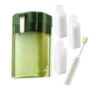 Leak Proof Travel Bottles Set | Portable Refillable Toiletry Containers | Silicone Shampoo Conditioner Travels Bottle Kit | Squeeze Empty Cosmetic Storage for Travel Bathroom Gym Holiday Trip Indoor