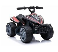 LEAN TOYS Kinder Quad Elettrico 6V ATV Miniquad Nero Kinderauto