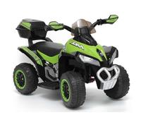 LEAN TOYS Kinder Quad Elettrico 6V LED Musica Miniquad ATV Verde