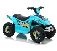 LEAN TOYS Kinder Quad Elettrico 6V, Mini Quad ATV, Bambini, Blu