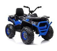 LEAN TOYS Mini Quad Elettrico Per Bambini 12V 4x45W EVA LED Blu