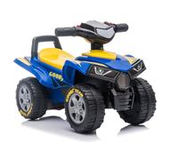 LEAN TOYS Quad Elettrico per Bambini Rutschauto Con Luci Suoni ATV Blu