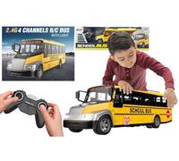 Autobus Scolastico Radiocomandato RC Luci Giallo