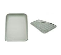 Leanderdesign Leander Matty - Cuscino avvolgente + topper, colore verde sage