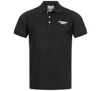 LEANDRO LIDO Uomo Parte Superiore Manica Corta Polo Nero Grigio Bianco Braun Neu