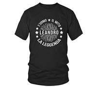 Leandro | l'Uomo Il Mito La Leggenda | T-Shirt Uomo XL