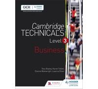 Leanna Oliver Karen Tullett Tess Bayley Dia Cambridge Technicals Le (Tascabile)