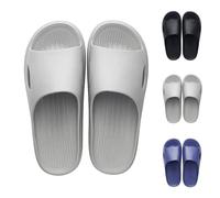 Leaomuny Ciabatte Donna Uomo Estive Pantofole Comode e Riposanti Da Casa Ciabatta In Gomma Antiscivolo Da Piscina Scarpe Morbide Asciugatura Rapida Sandali Spiaggia Mare Ciabattine Da Bagno Eleganti
