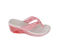 Leaomuny Infradito Donna Eleganti Con Zeppa Mare Ciabatte Estive Aperte Comode Casa a Righe Flip Flops Antiscivolo Spiaggia Sandali Infradito Con Tacco Ortopediche Piscina Slippers Leggero Cerimonia