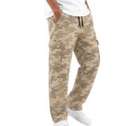 Leaomuny Pantaloni Cargo Uomo Multitasche, Pantaloni da Lavoro Uomo Tattici Caccia, Pantalone Tasche Laterali Militari Mimetici, Pantalone Tecnici Resistente Traspiranti, Pants Sportivi Trekking