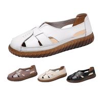 Leaomuny Sandali Donna Estive Comode Ciabatte Platea Ortopedici Con Punta Chiusa Slip on Scarpe Antiscivolo Bassa Casual Sandalo Eleganti Sportivi Sandals Mare All'aperto Per Tutto Il Giorno