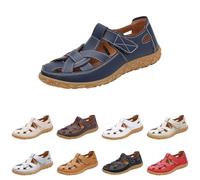 Leaomuny Sandali Donna Estivi Comodi Ciabatte Ortopedici Platea Con Punta Chiusa Scarpe Eleganti Suola Antiscivolo Bassa Sandalo Trekking Sportivi Casual Sandals Traspirante Spiaggia Per Camminare