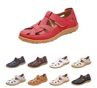 Leaomuny Sandali Donna Estivi Comodi Ciabatte Ortopedici Platea Con Punta Chiusa Scarpe Eleganti Suola Antiscivolo Bassa Sandalo Trekking Sportivi Casual Sandals Traspirante Spiaggia Per Camminare