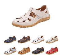 Leaomuny Sandali Donna Estivi Comodi Ciabatte Ortopedici Platea Con Punta Chiusa Scarpe Eleganti Suola Antiscivolo Bassa Sandalo Trekking Sportivi Casual Sandals Traspirante Spiaggia Per Camminare