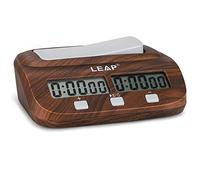 LEAP Orologio da Scacchi per Giochi da Viaggio, Timer Scacchi Professionale Conto alla Rovescia, Orologio Timer da Corsa, Mini Display Digitale Multifunzione da Viaggio