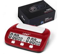 LEAP Orologio digitale a scacchi, timer professionale per giochi da tavolo, timer per conto su/rovescio con funzione multifunzione