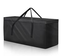 LeapBeast Borsa portaoggetti per mobili da giardino,Borsa per cuscini da giardino,Borse di stoccaggio,Borse di Stoccaggio per Esterni,600D Oxford con maniglia, impermeabile (nero, 200x60x75cm)