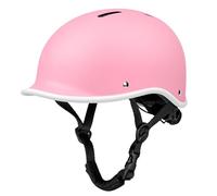 LeapBeast Casco da Bicicletta Urbano, Cascos Monopattino Elettrico per Adulti, Stile Retrò Casco Regolabile per Pendolarismo, Ciclismo su Strada, Pattinaggio (Rosa, S)