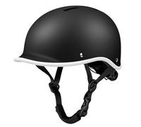 LeapBeast Casco da Bicicletta Urbano, Cascos Monopattino Elettrico per Adulti, Stile Retrò Casco Regolabile per Pendolarismo, Ciclismo su Strada, Pattinaggio (Nero, L)
