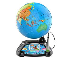 Leapfrog- Animals Smart Globe, Multicolore, Box Size: 30 x 38.1 x 30.5cm, 605403