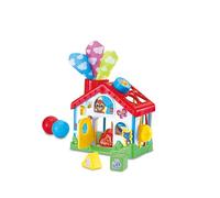 LeapFrog Casa di scoperta 4 in 1, giocattolo primaverile per bambini prescolari e bambini piccoli, forme di esplorazione sensoriale, capacità motorie, a partire da 6, 12, 18 mesi + versione