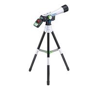 Leapfrog Magic Adventures Telescopio, telescopio per bambini per principianti, giocattolo astronomico con osservazione delle stelle, oltre 100 immagini e video della NASA, telescopio reale, treppiede,