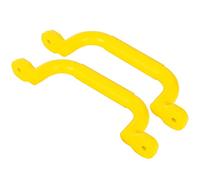 Leapiture 1 Paio di parchi Giochi Maniglia di Sicurezza in plastica manetta Swingset Non Slittamento Senza Parco Giochi per la Cornice in Tela di Gioco di Gioco (Giallo)
