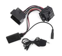 Leapiture 12Pin Bluetooth 5.0 Aux Adattatore Audio Per Auto Connettore Stereo con Microfono Cavo 59.1in Adatto Per CD30 CDC40 CD70