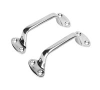 Leapiture 150MM 2 PCS Maniglia Barche in Acciaio Inossidabile Maniglia Impieghi Pesanti Marine Maniglia di Appoggio Base Rotonda Regolabile Maniglione Lucido Accessori Hardware per Barche per Yacht