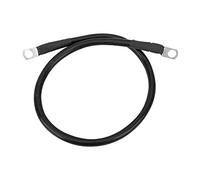 Leapiture 23,6 pollici cavo a terra 4awg Cavo di terra elettrica per auto 25 mm² Filo di terra ad alta resistenza per il supporto per fusibili inverter a batteria Collegamenti (Nero)