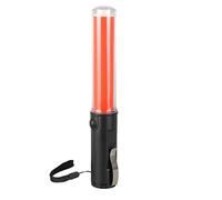 Leapiture 26cm Segnale di Sicurezza del Traffico Baton LED Bacchetta di Controllo del Traffico Luminoso con 3 Modalità Lampeggianti Prodotti di Trasporto per Emergenza