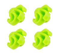 Leapiture 4Pcs Stabilizzatori per Tiro con L'Arco Smorzatore di Vibrazioni per Corde per Arco Silenziatore per Corde per Arco Ricurvo in Gomma per Amante del Tiro, Stabilizzatore per Arco(Verde)