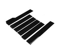 Leapiture 6PCS Minigonna Laterale Universale Kit Gonna Laterale automobilistica Gonna Laterale per Auto Spoiler Gonna Laterale Diffusore ABS Nero per Automobile