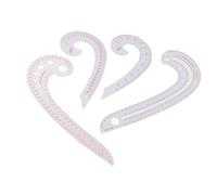 Leapiture Curva combinata Rigna Curva virgola Curva del righello Drafting Curva Curva Rigno Multi Angelo Cucitura Strumento di misurazione dell'abbigliamento per montaggio per abbi