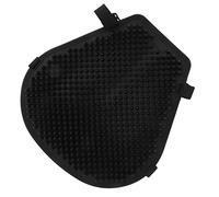Leapiture Cuscino per sedile moto Cuscino per raffreddamento ad aria Cuscino per sedile in gel per moto Raffreddamento Assorbimento degli urti Allevia la pressione Coprisedile nero universale