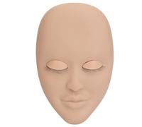 Leapiture Estensione Ciglia Manichino Testa di Manichino Ciglia Testa di Manichino Ciglia 3 Paia Palpebre Testa di Manichino Estensione Ciglia Testa di Viso Pratica Ciglia Testa (Skin Color)